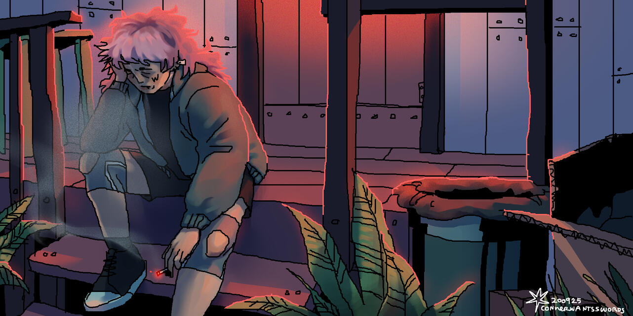 Private Commission / 09/2025 / digital with MS Paint lineart / 4:40 h